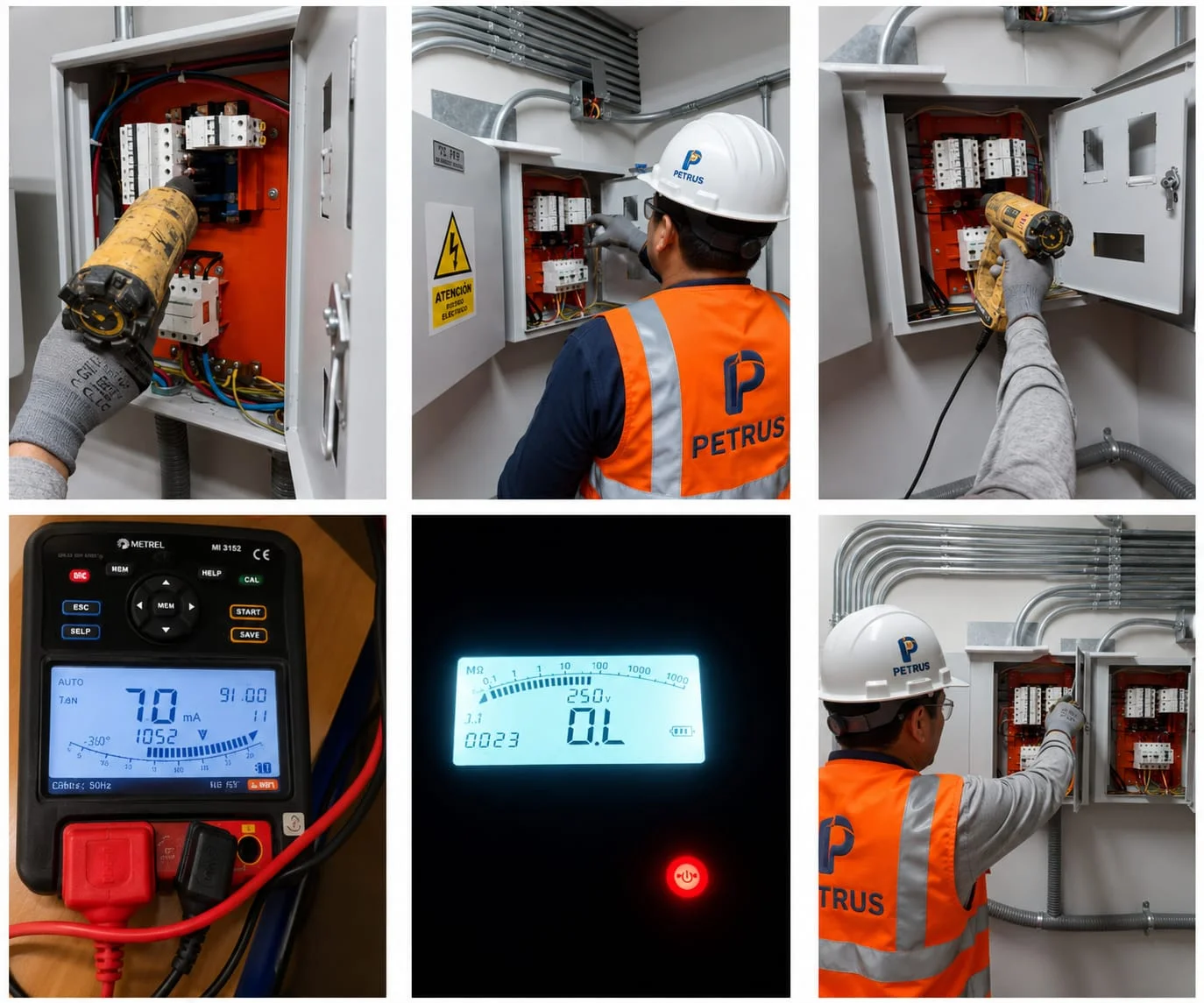 Subestación eléctrica instalada por PETRUS Perú